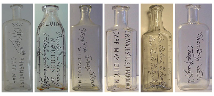 antique pharmacy bottles