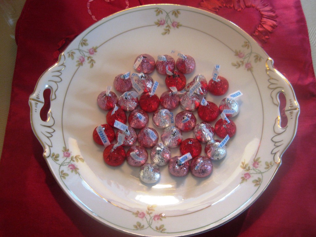 bavarian platter with hershey kisses