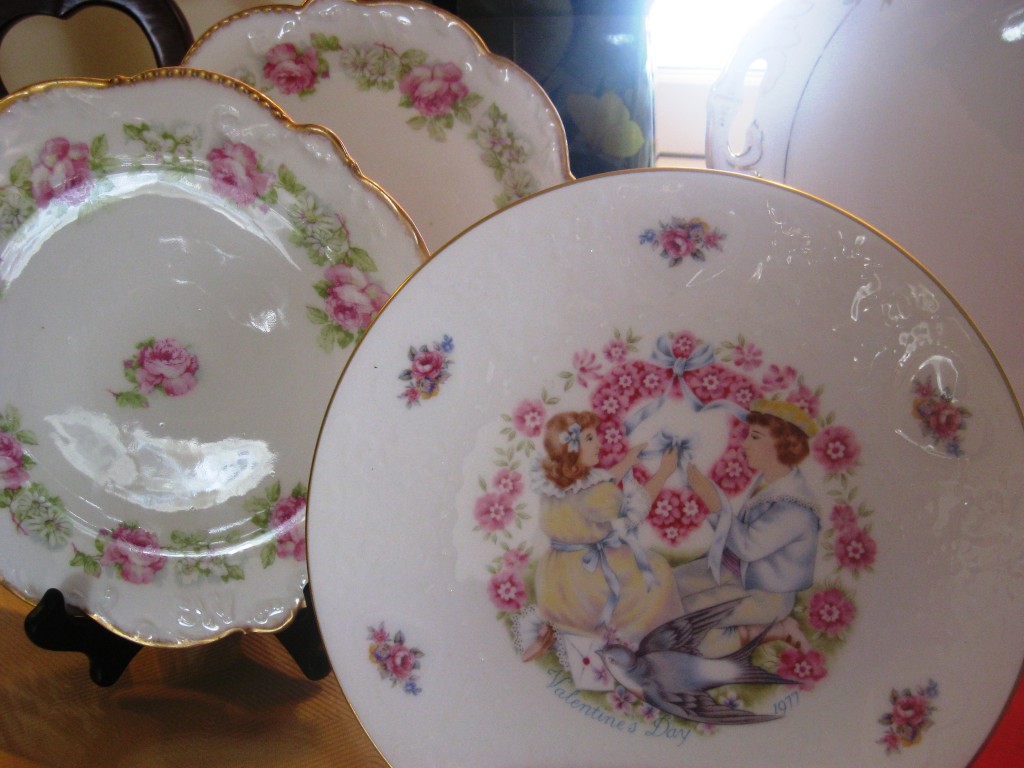 royal daulton plate close up