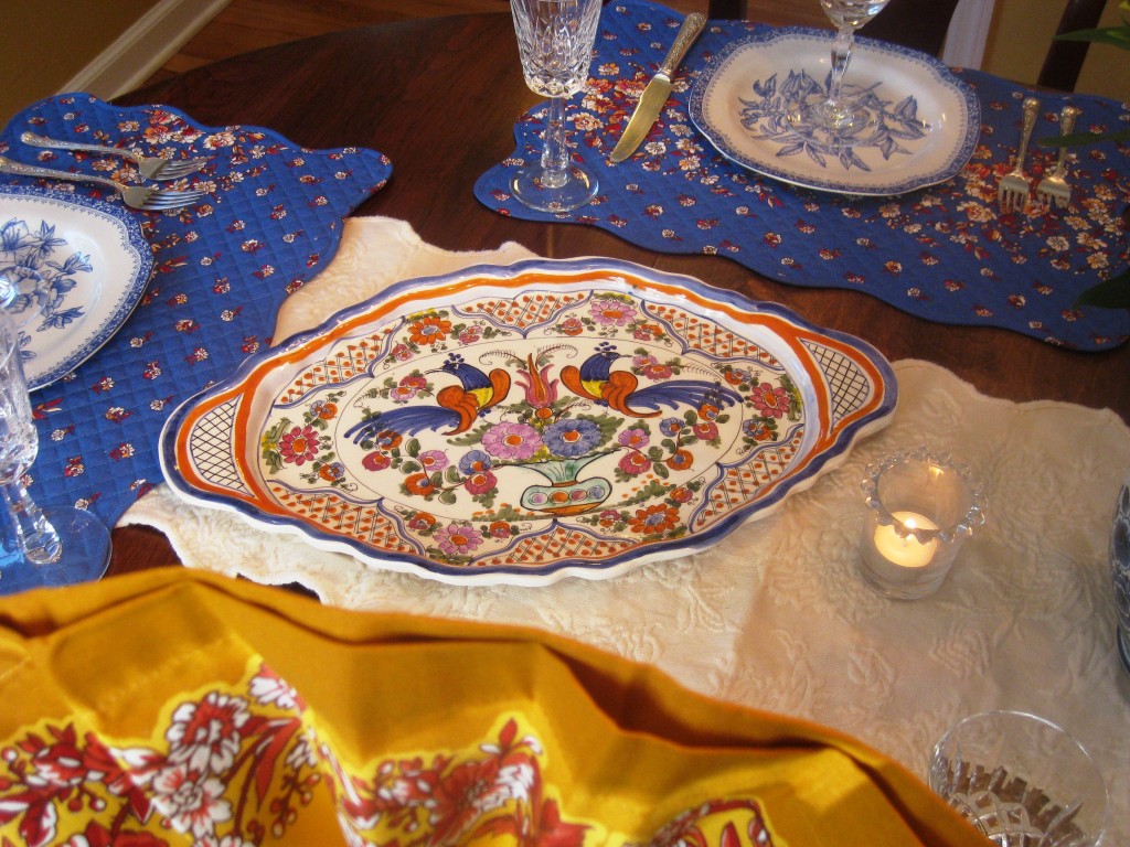 Italian serving plate