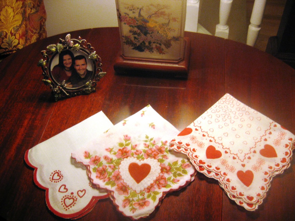 heart napkins