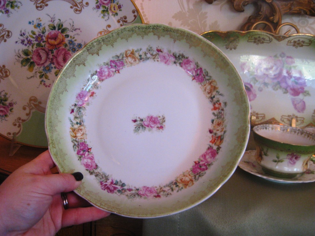 mint bowl close up