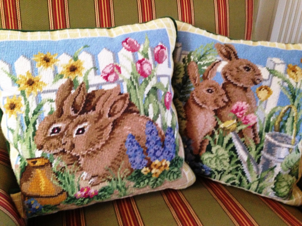 bunny pillows